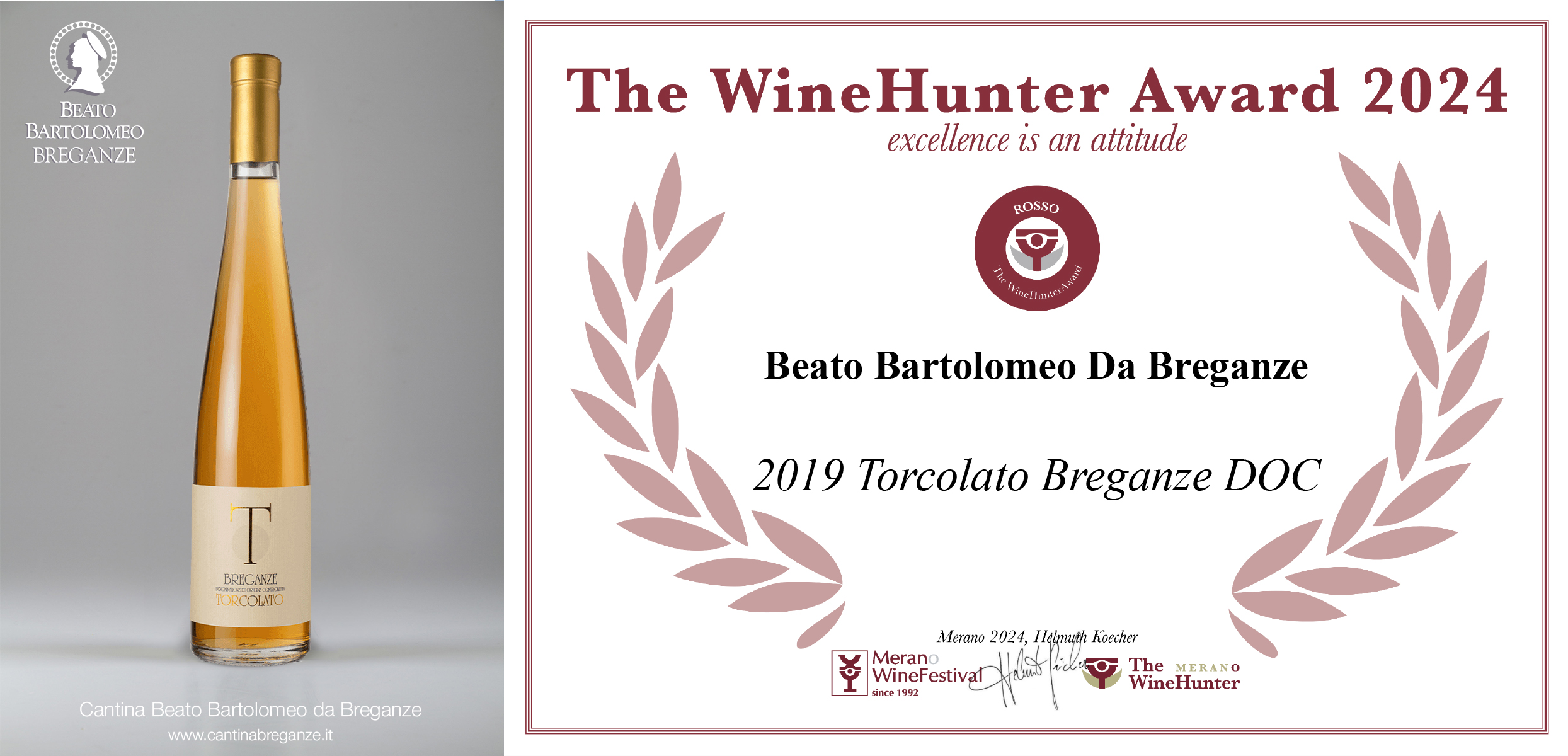 The WIneHunter Award 2024 – 2019 Torcolato Breganze DOC