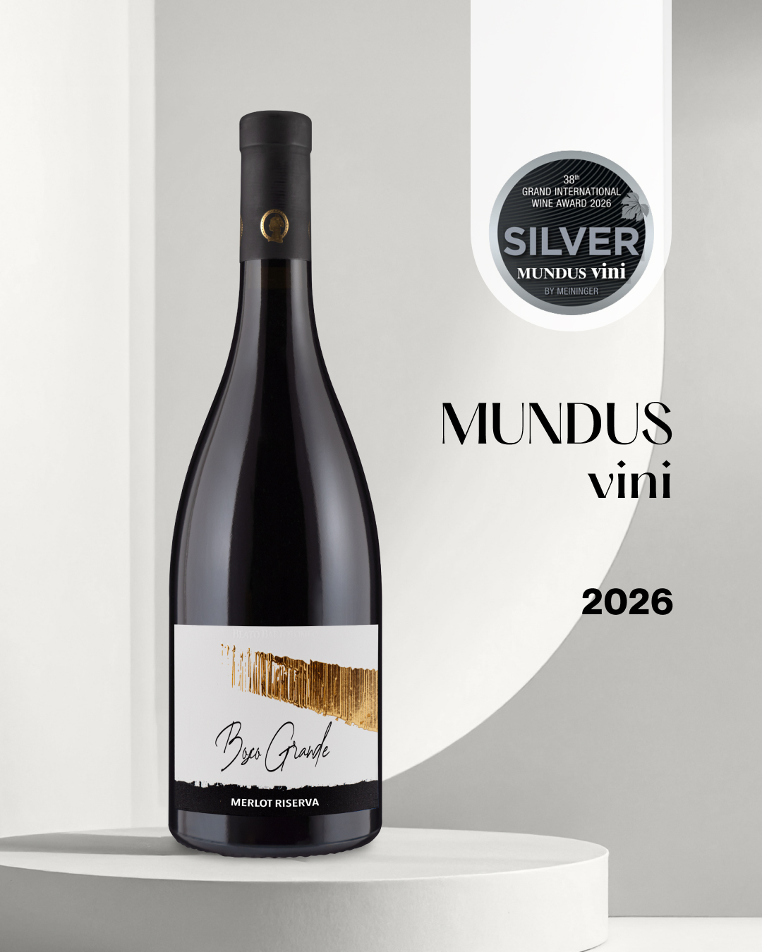 2020 Bosco Grande Merlot Riserva Breganze DOC &ndash; Mundus Vini Silver 2026