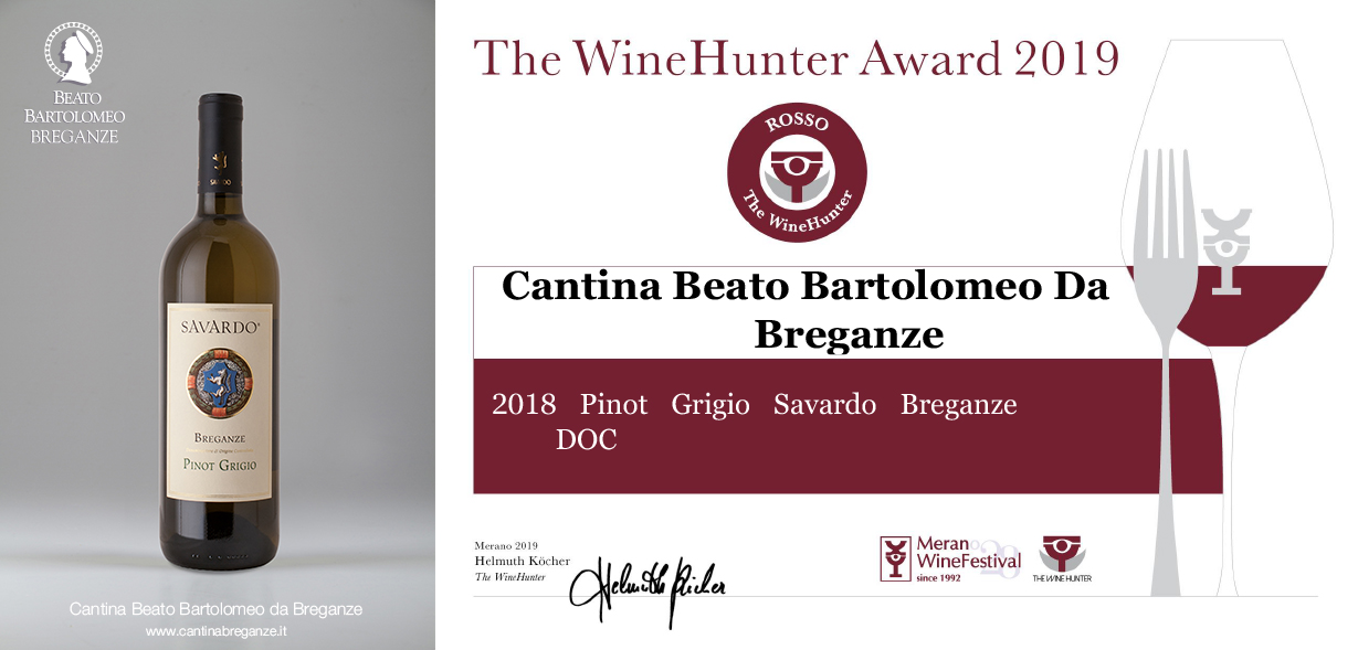 Pinot Grigio Breganze DOC “Savardo” The WineHunter 2019