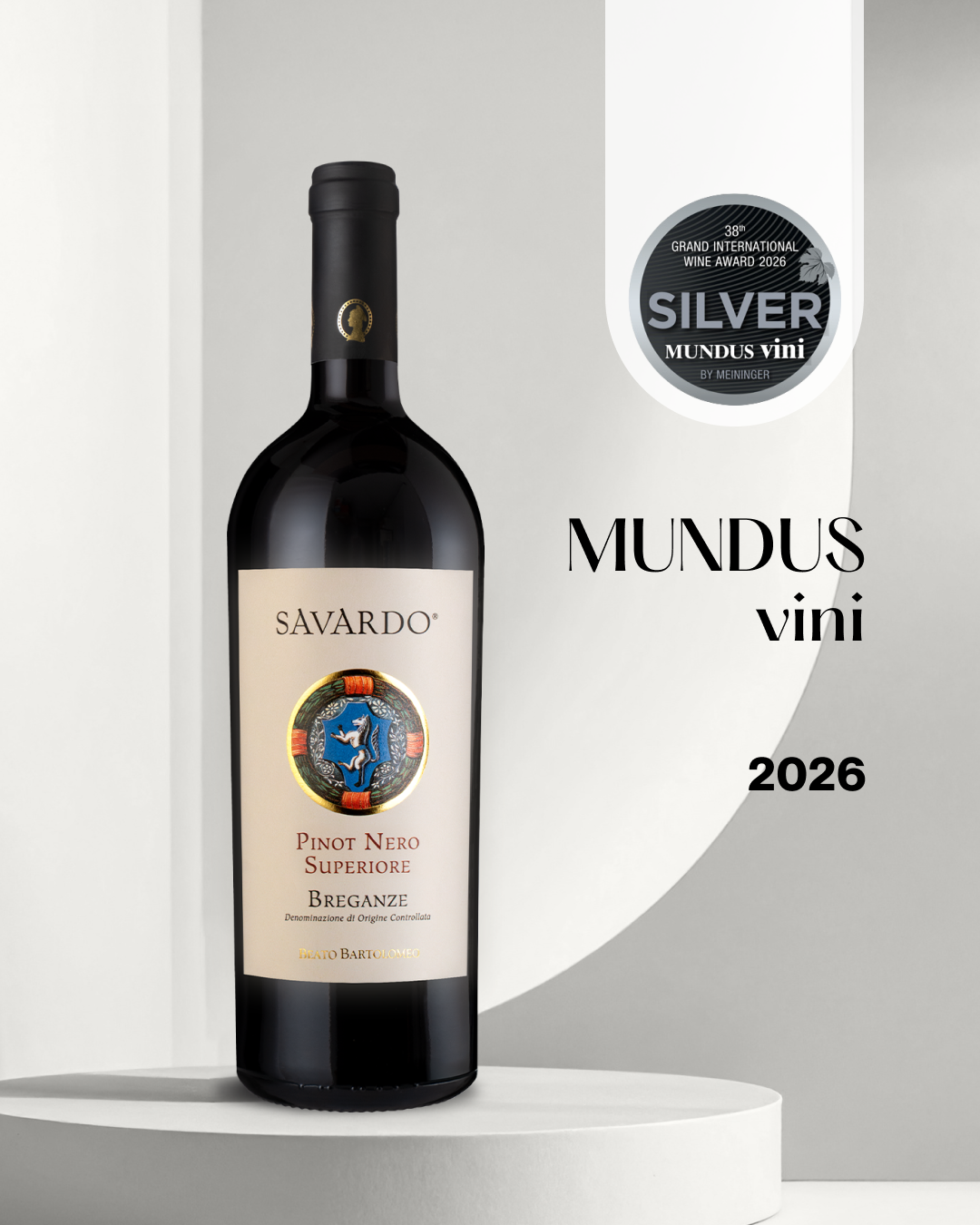 2023 Savardo Pinot Nero Superiore Breganze DOC &ndash; Mundus Vini Silver 2026